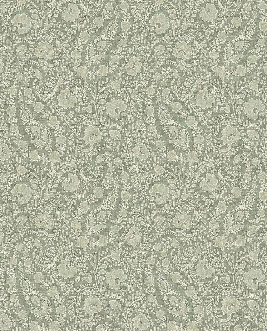 Eijffinger virág mintás réz színű vinyl design tapéta