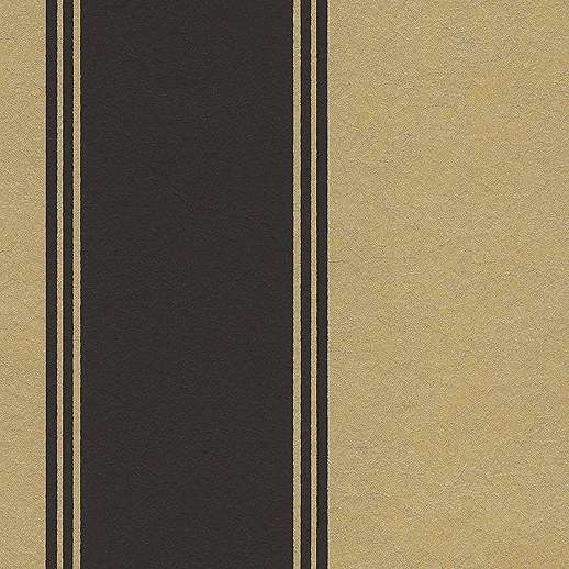 Eijjfinger Yasmin arany-fekete színű csíkos mintás tapéta