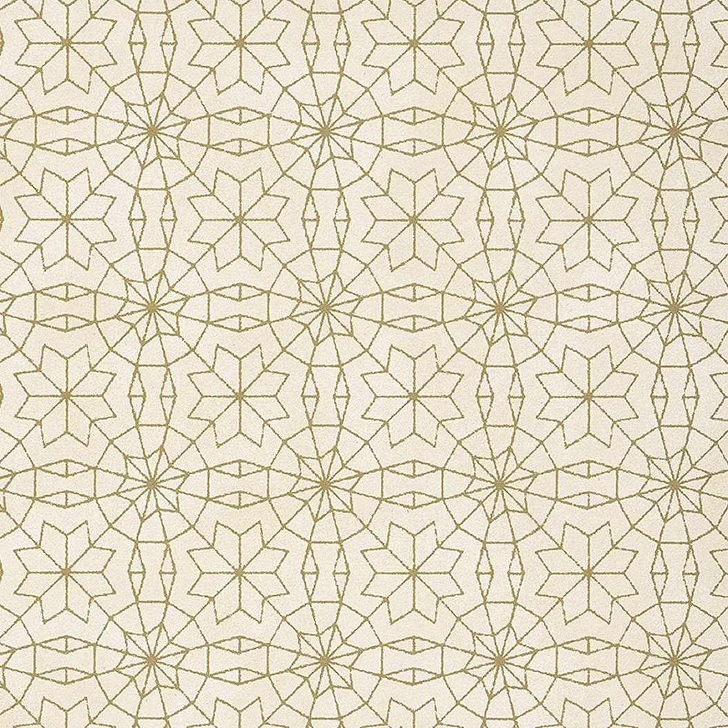Eijjfinger Yasmin geometriai mintás arany-fehér színű orientális stílusú tapéta
