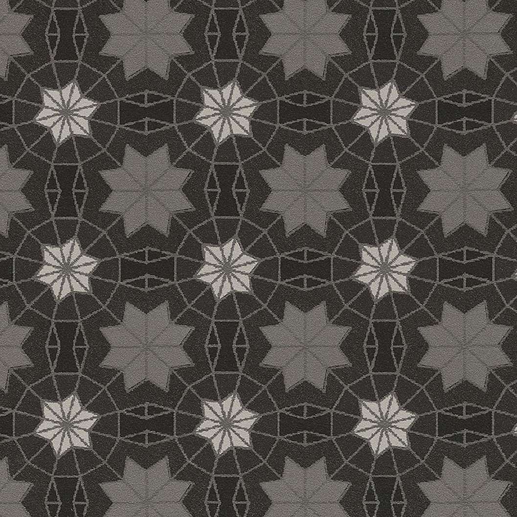 Eijjfinger Yasmin geometriai mintás fekete-szürke színű orientális stílusú tapéta