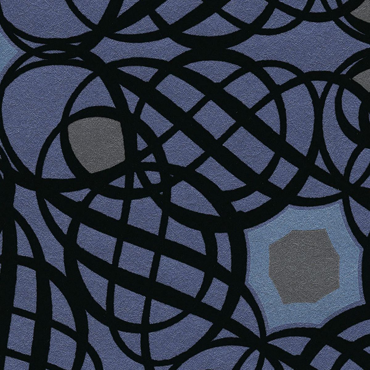 Eijjfinger Yasmin lila-fekete színű orientális stílusú tapéta