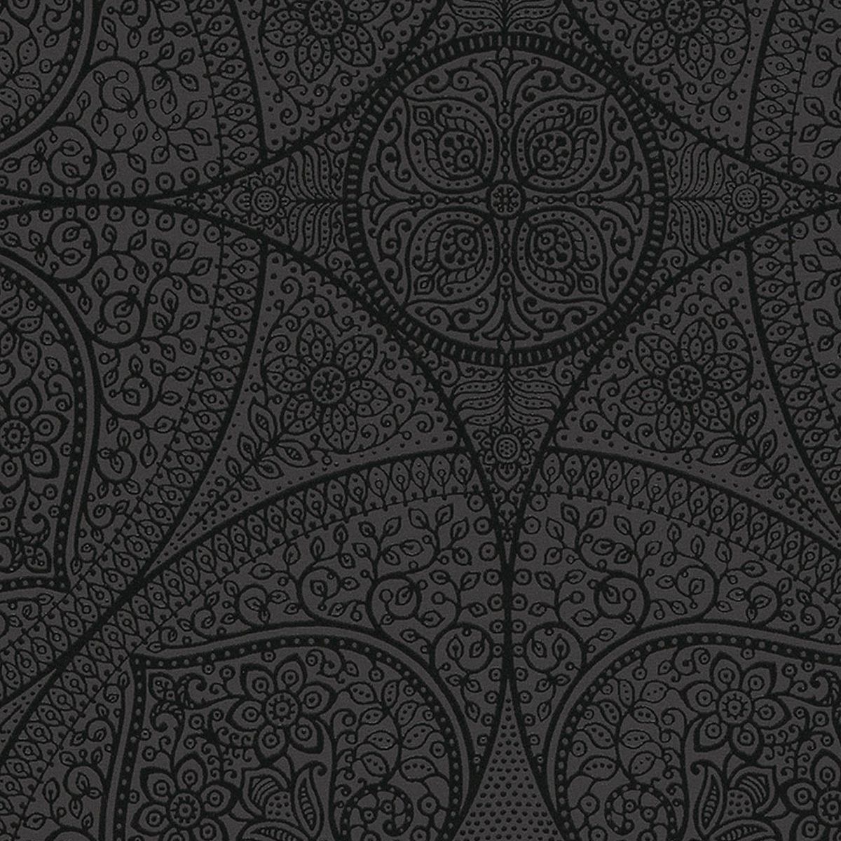 Eijjfinger Yasmin sötétszürke színű orientális stílusú tapéta