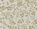 Elegáns angol design tapéta inda és virág mintával barna és zöld színben