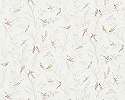 Elegáns angol design tapéta madár mintával sokszínben törtfehér háttéren