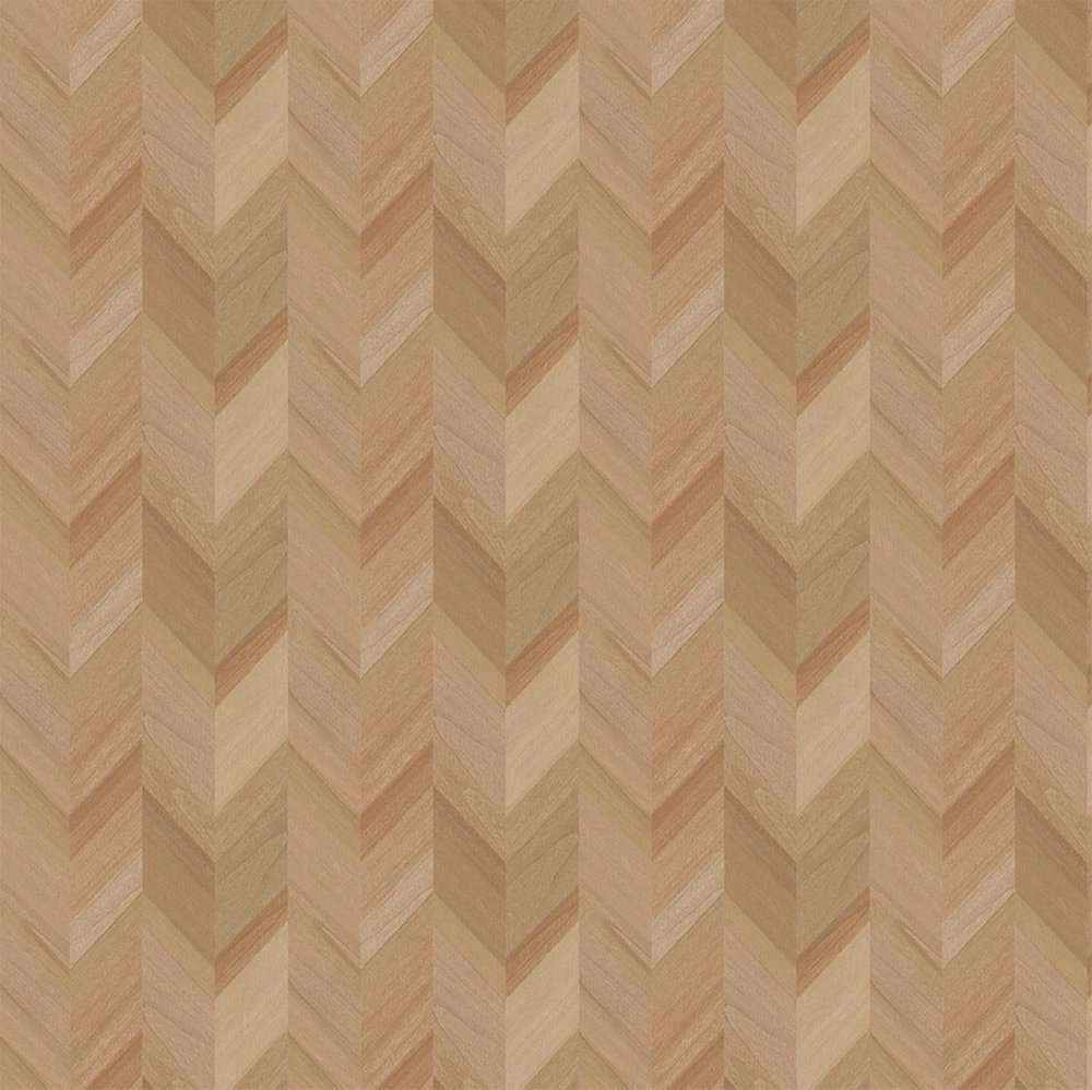 Elegáns design tapéta fahatású halzálka mintával barna színben