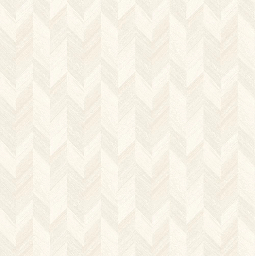 Elegáns design tapéta fahatású halzálka mintával krém színben