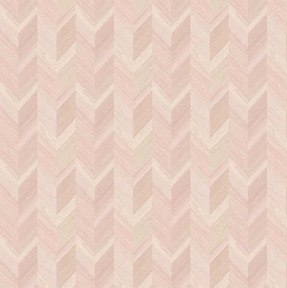 Elegáns design tapéta fahatású halzálka mintával rózsaszín színben