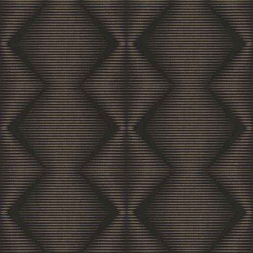 Elegáns fekete geometriai mintás tapéta