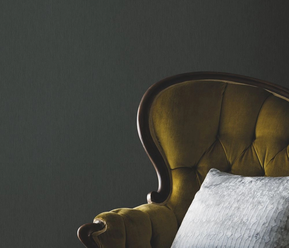 Elegáns fekete textil mintás vinyl tapéta