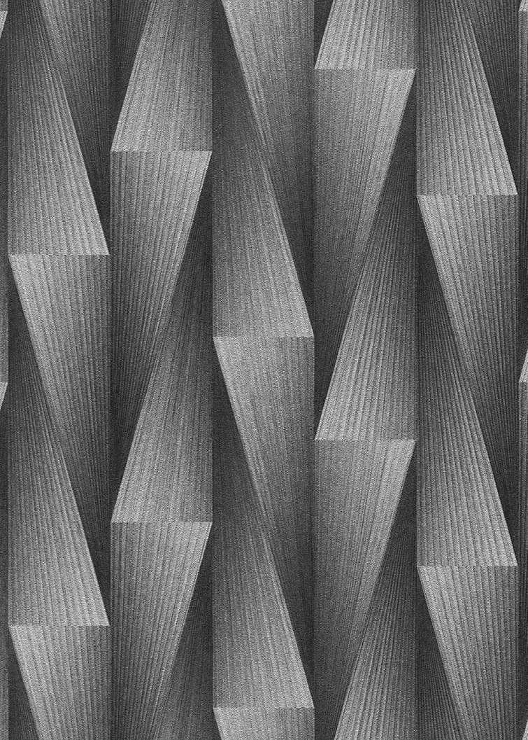 Elegáns geometria mintás design tapéta ezüst színben