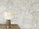 Elegáns Jannelli dekor tapéta fehér színű koptatott mintával