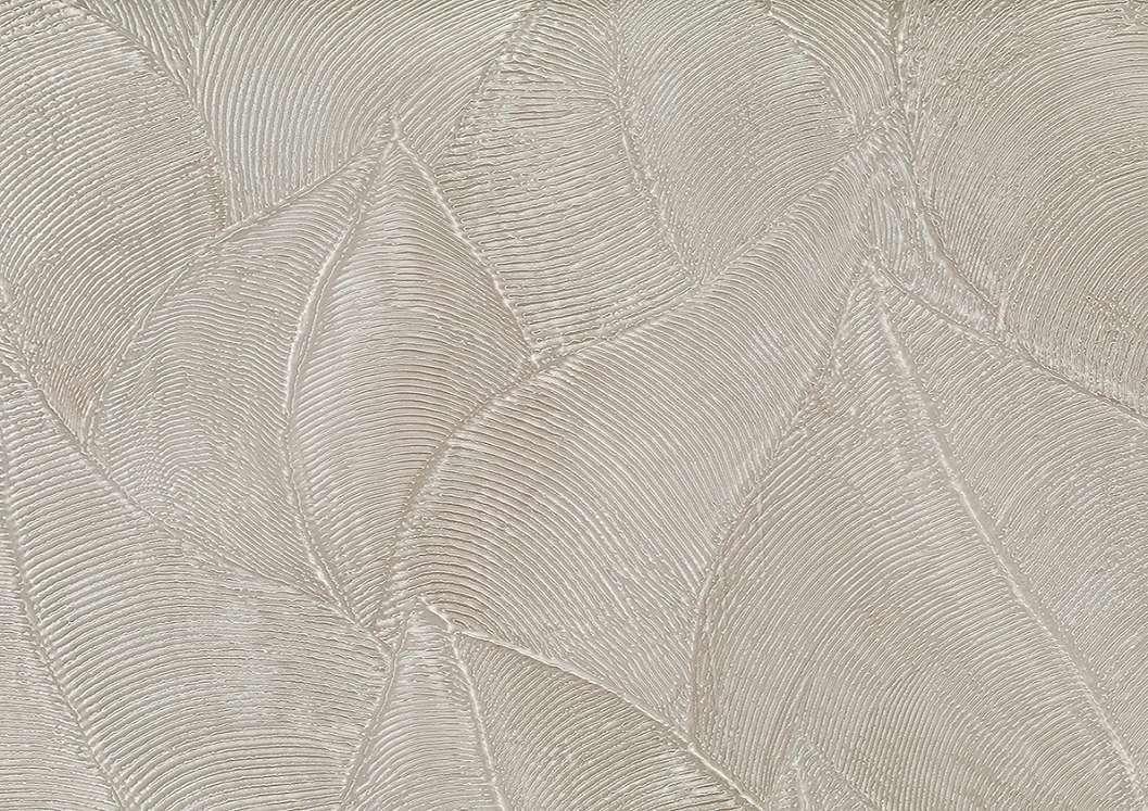 Elegáns Jannelli dekor tapéta fényes és matt tóp színű struktúrált levél mintával