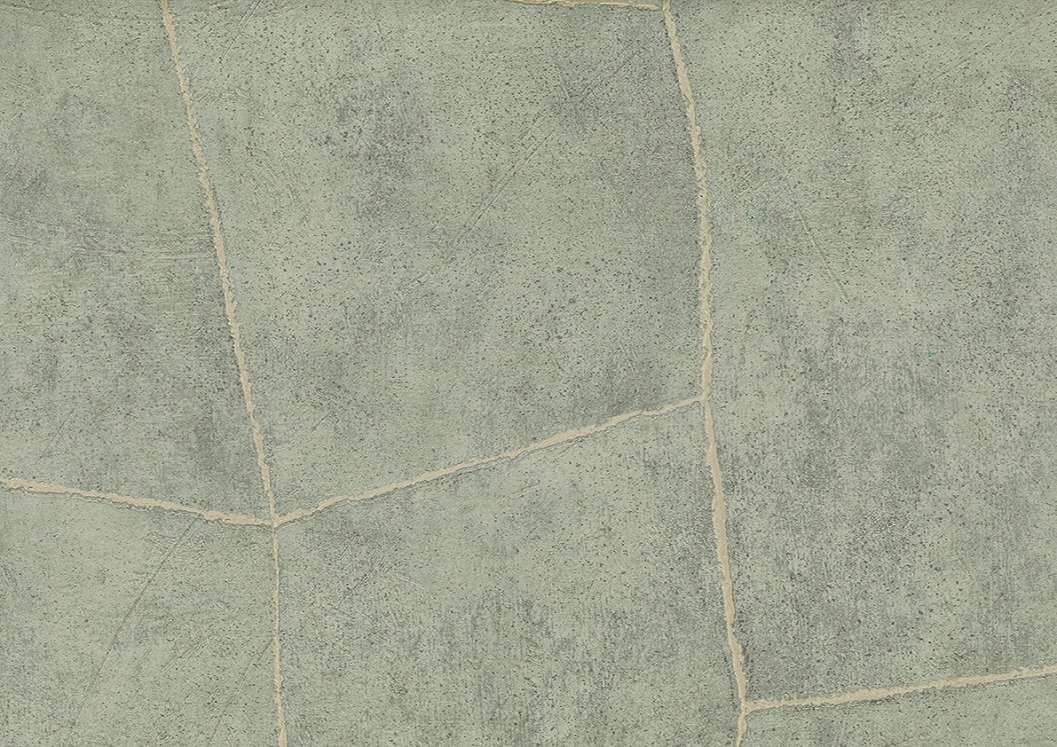 Elegáns Jannelli dekor tapéta sötét zöld színű kő mintával