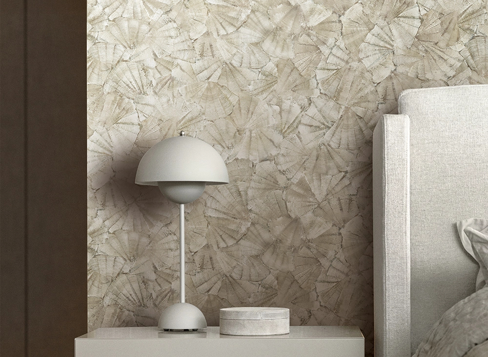 Elegáns Jannelli dekor tapéta zöldesszürke színű játkés beton mintával