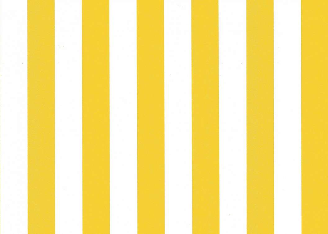 Elegáns Jannelli design tapéta erős citromsárga és fehér színű csíkos mintával