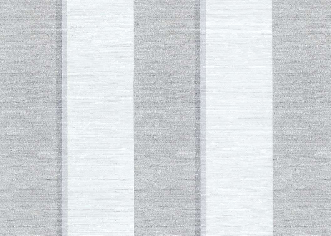 Elegáns Jannelli design tapéta fehér és fényesszürke színű átmenetes csíkos mintával