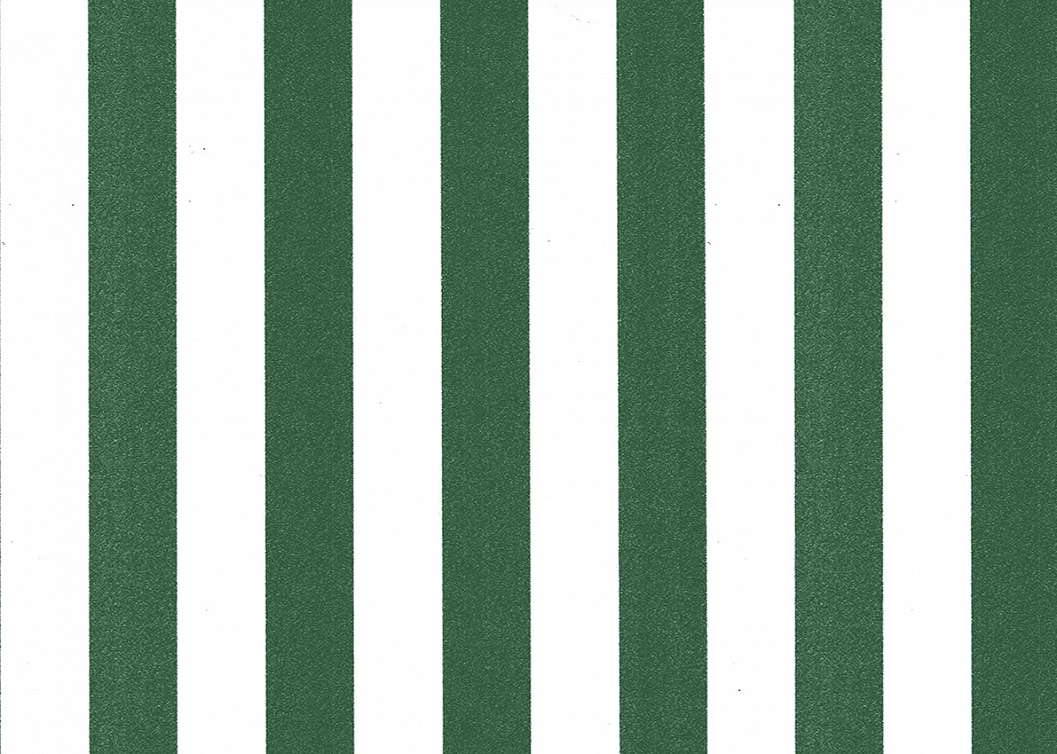 Elegáns Jannelli design tapéta fenyőzöld és fehér színű csíkos mintával