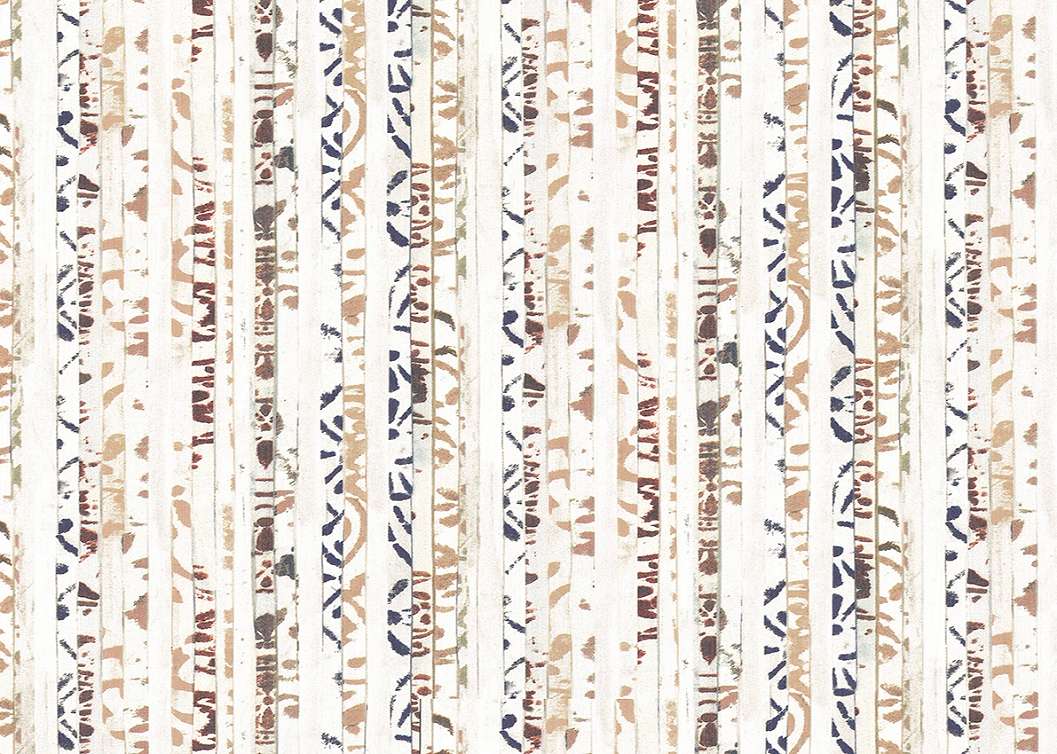 Elegáns Jannelli design tapéta krém és erősebb barnás színű aprómintás csíkos mintával