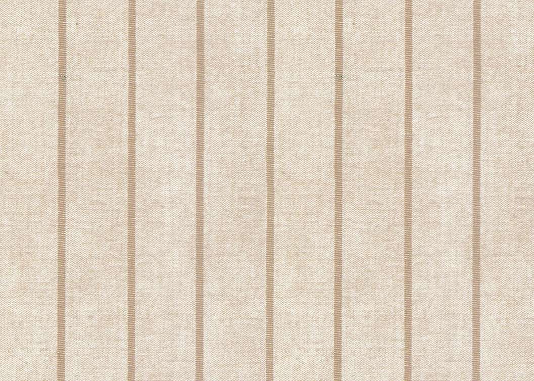 Elegáns Jannelli design tapéta len és beige színű keskeny csíkos mintával