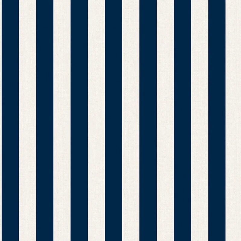 Elegáns Jannelli design tapéta matrózkék színű széles csíkos mintával