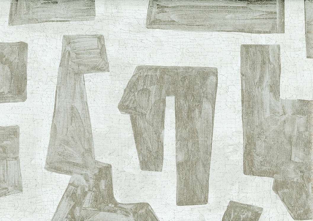 Elegáns Jannelli design tapéta szürke és fémes ezüst színű kőhatású geometria mintával