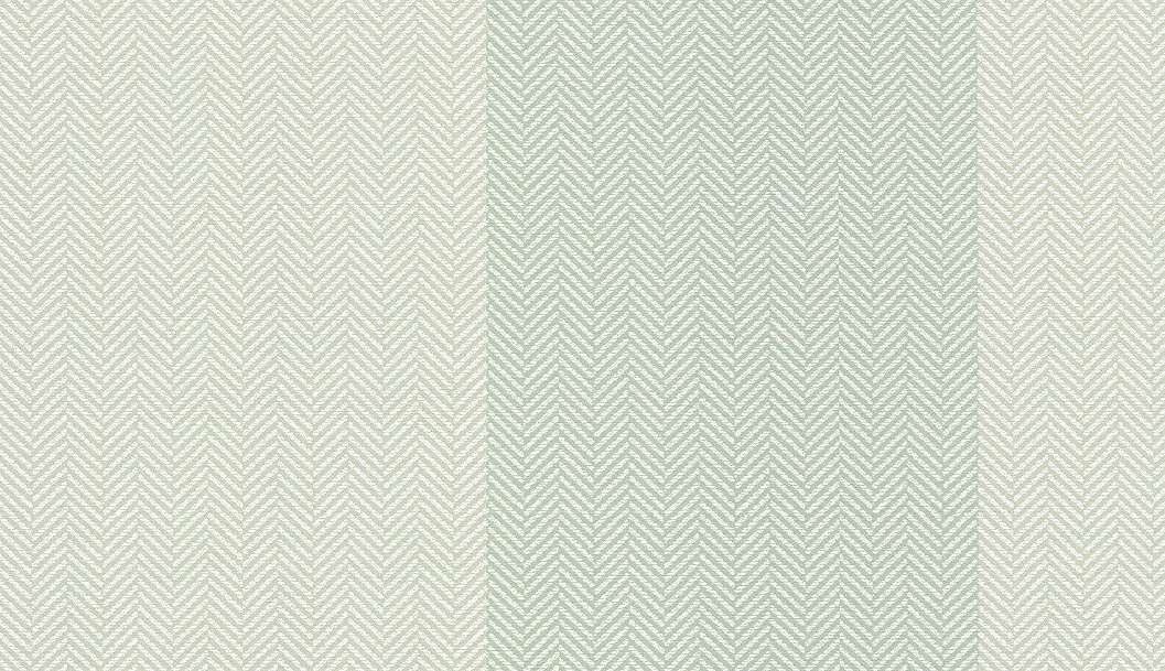 Elegáns Jannelli design tapéta zöld színű halszálkamintás árnyalatban széles csíkos mintával