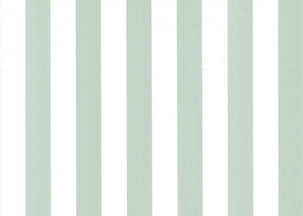Elegáns Jannelli design tapéta zsályazöld és fehér színű csíkos mintával