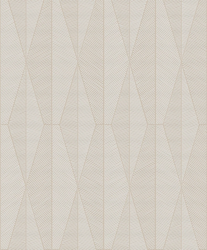 Elegáns krém beige design tapéta geometrikus mintával