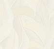 Elegáns levél mintás struktúrált fényes feületű design tapéta