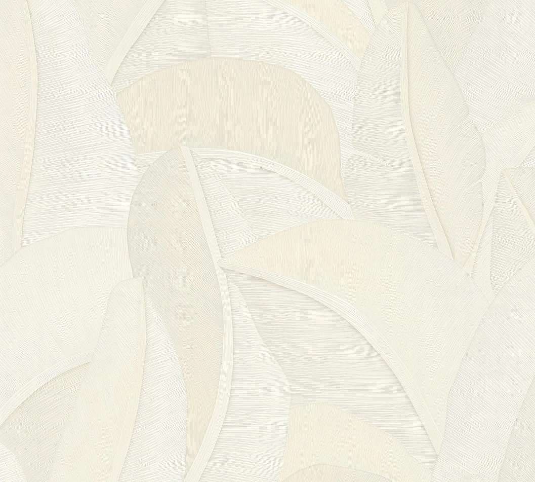 Elegáns levél mintás struktúrált fényes feületű design tapéta