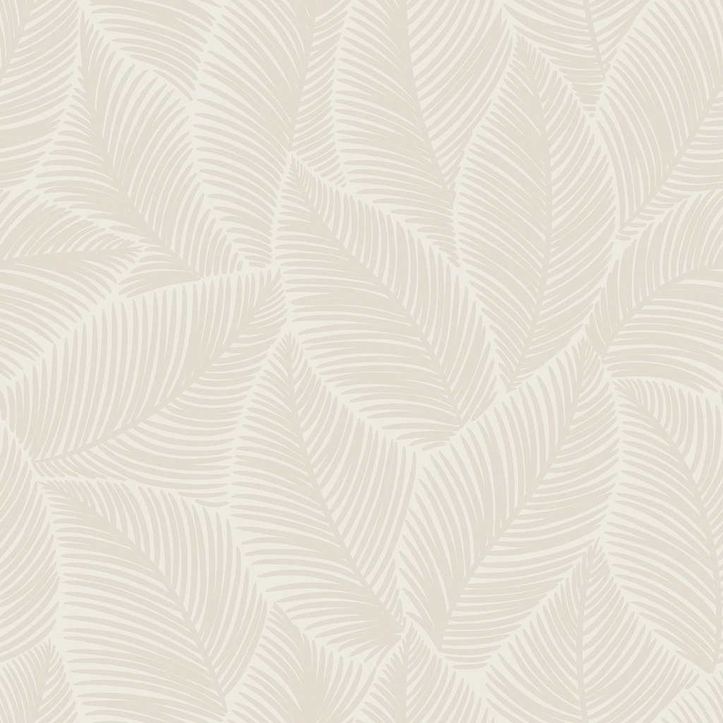 Elegáns levél mintás vinyl tapéta szürke színben