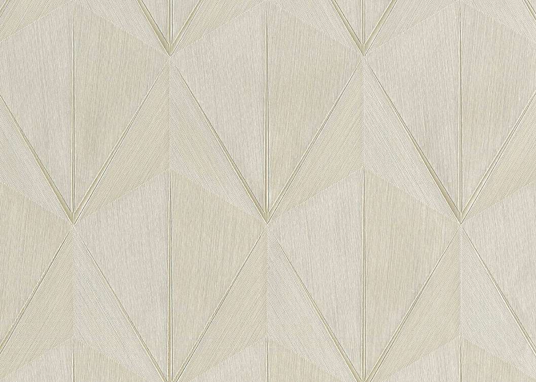 Elegáns olasz design tapéta bézs geometrikus mintával