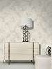 Elegáns Roberto Cavalli design tapéta fehér színű absztrakt geometrikus mintával