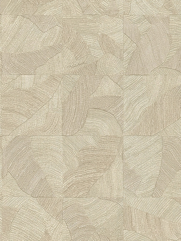Elegáns Roberto Cavalli design tapéta krém színű absztrakt geometrikus mintával