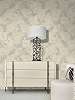 Elegáns Roberto Cavalli design tapéta törtfehér színű absztrakt geometrikus mintával