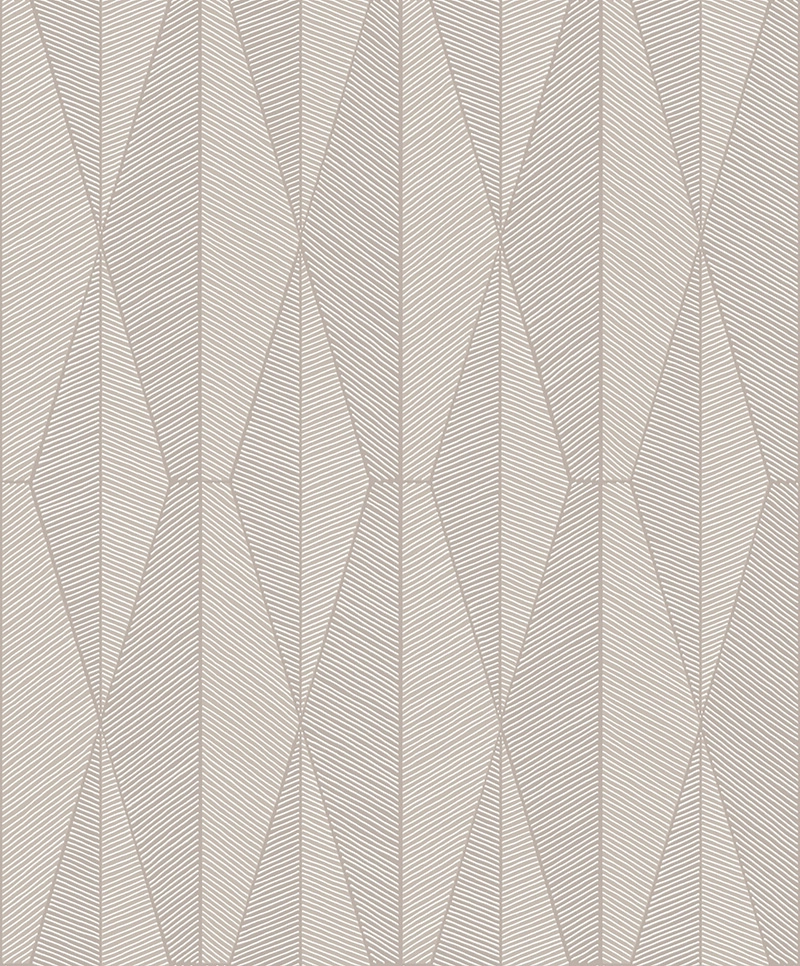 Elegáns szürke beige design tapéta geometrikus mintával