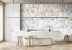 Elegáns szürke márvány mintás 106cm dupla széles design tapéta