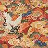 Élénk Japán stílusú design tapéta tradicionális motívumokkal