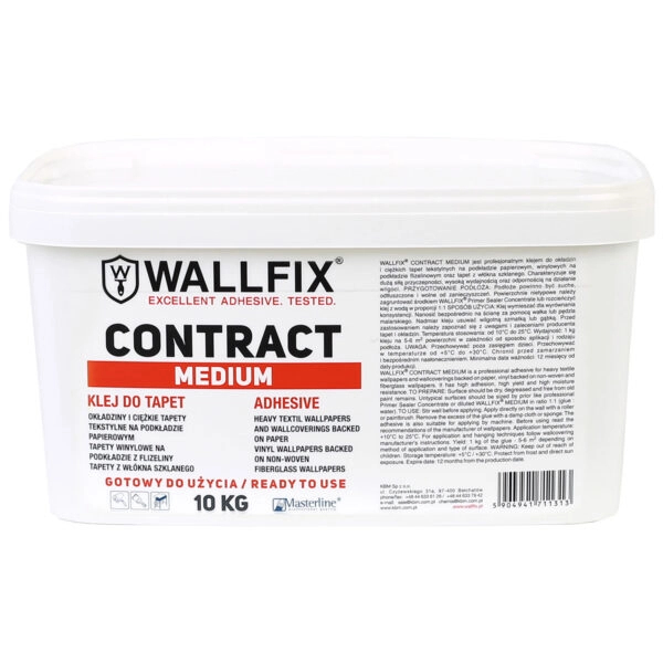 Előre kevert Wallfix vlies vinyl tapéta ragasztó 5 Kg.