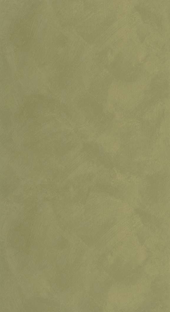 Enyhén stukrútált betonhatású sötét zöld design tapéta