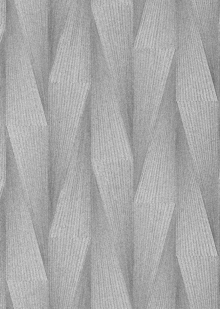 Ezüst 3D hatású modern dekor tapéta