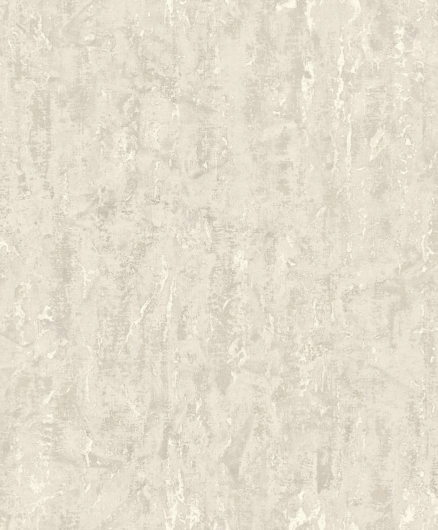 Ezüst bézs színű luxus tapéta koptatott felülettel