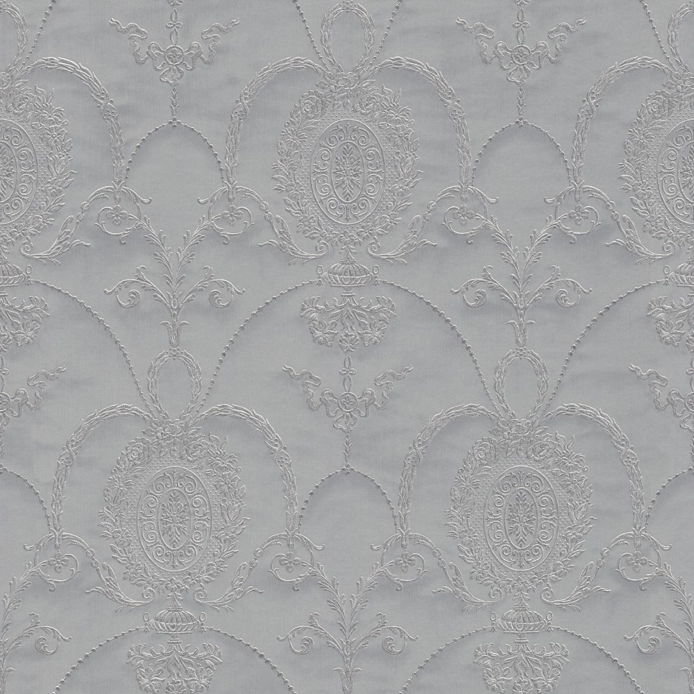Ezüst klasszikus barokk mintás vlies dekor tapéta