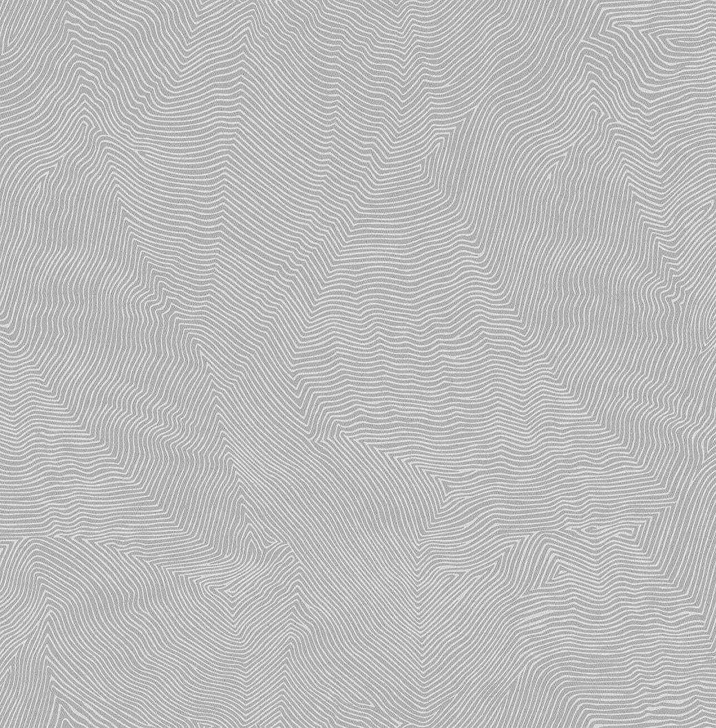 Ezüst metál design tapéta hullám geometrikus mintával