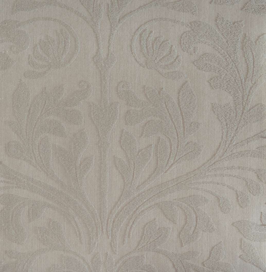 Ezüst színű tapéta akril gyöngy díszítéssel