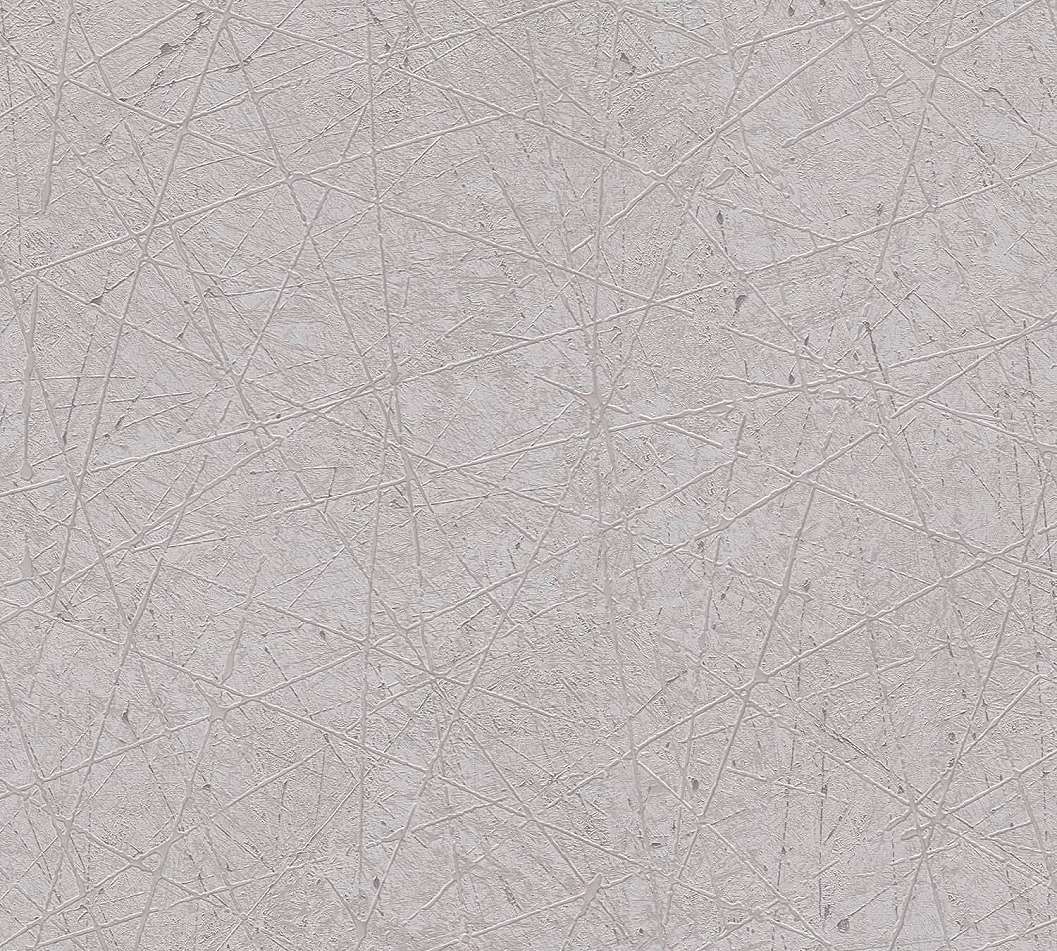 Ezüst tapéta absztrakt vonalas mintával vinyl mosható
