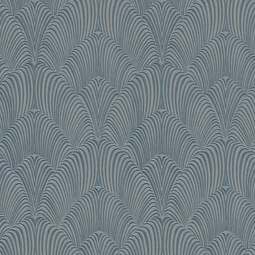 Ezüst tapéta hullám mintával vinyl mosható