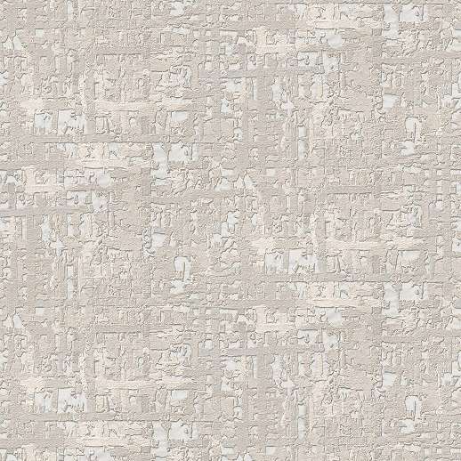 Ezüstszürke hímzet textil hatású geometrikus mintás design tapéta