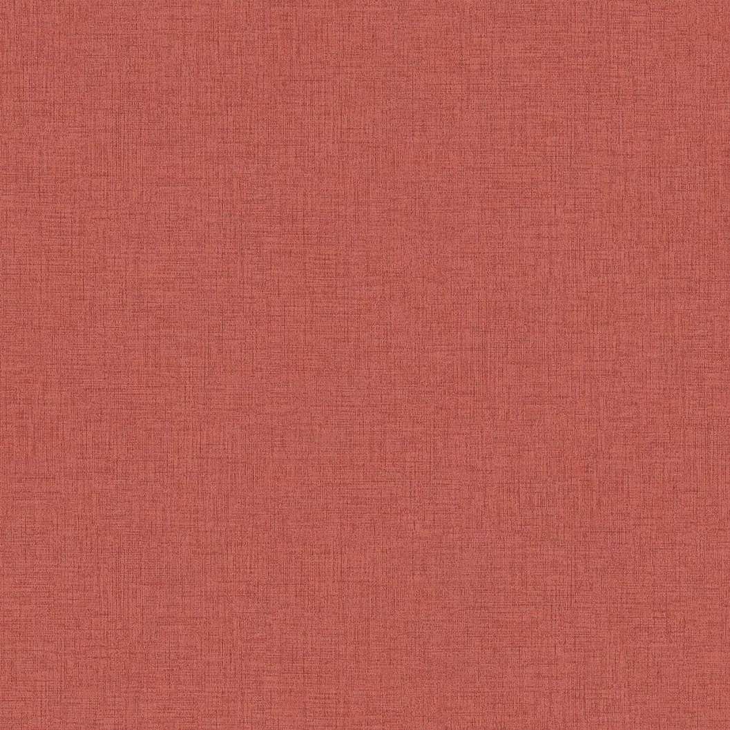 Fakó piros szövet hatású vlies vinyl uni tapéta