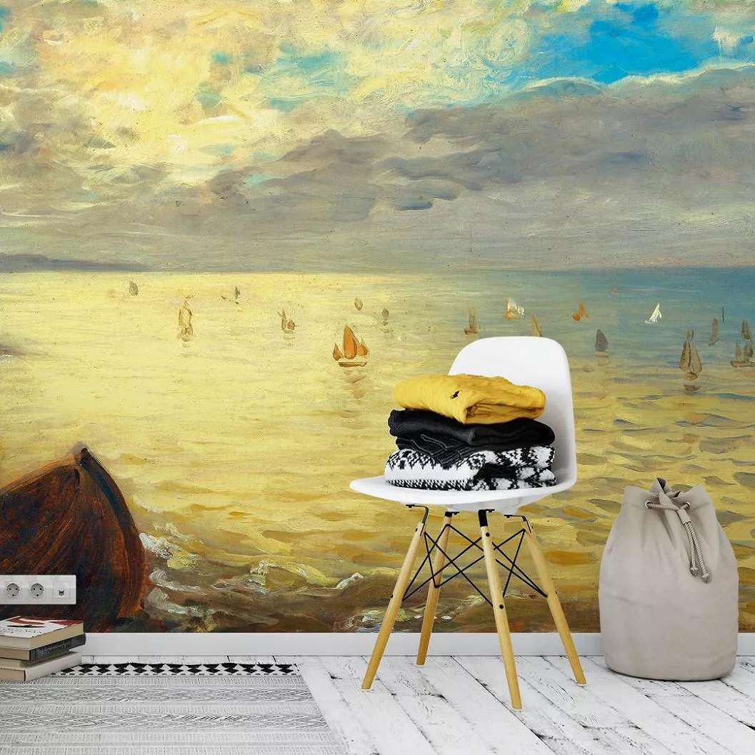 Fali poszter Delacroix a tenger festményével